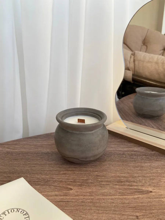 Handmade Scented Candle — Midnight Forest (Pine, Cedar & Smoky Amber)